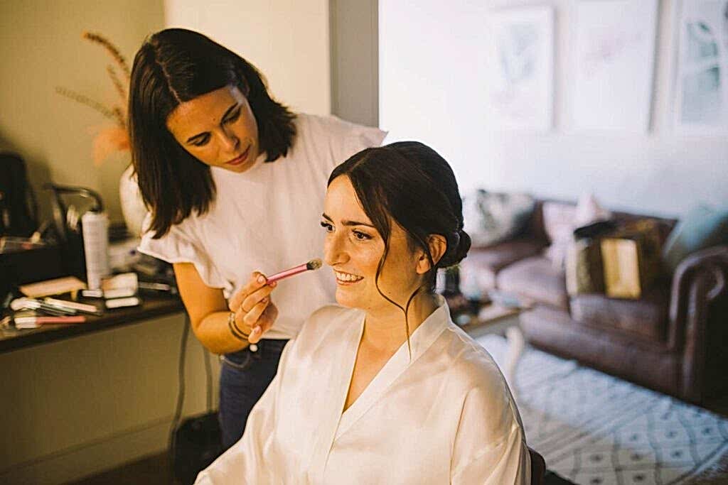 Preparación novia boda