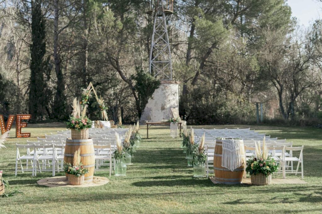 Ceremonia boho chic boda